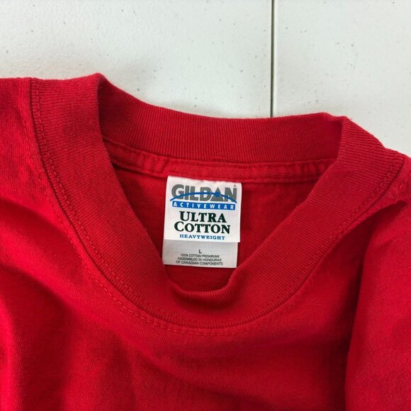 Vintage 90s Lotus R5 T Shirt Mens Size L Red Computer Software - Picture 4 of 4